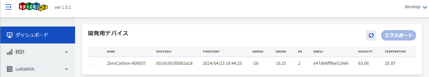 ダッシュボード