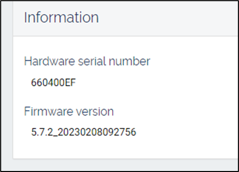 Kerlinkアップデート確認