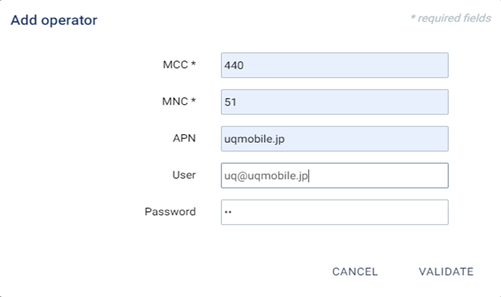SIMカードの設定2